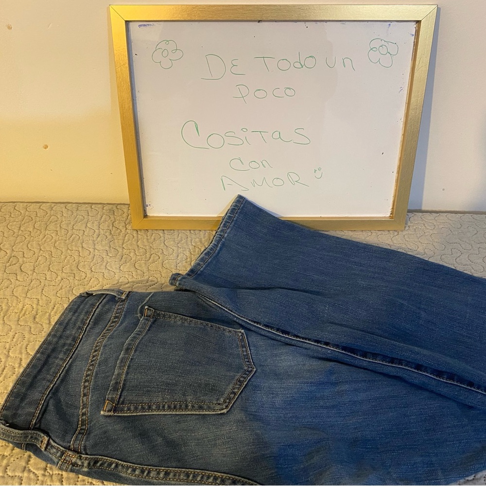 GAP Blue Flare Wide Leg Jeans